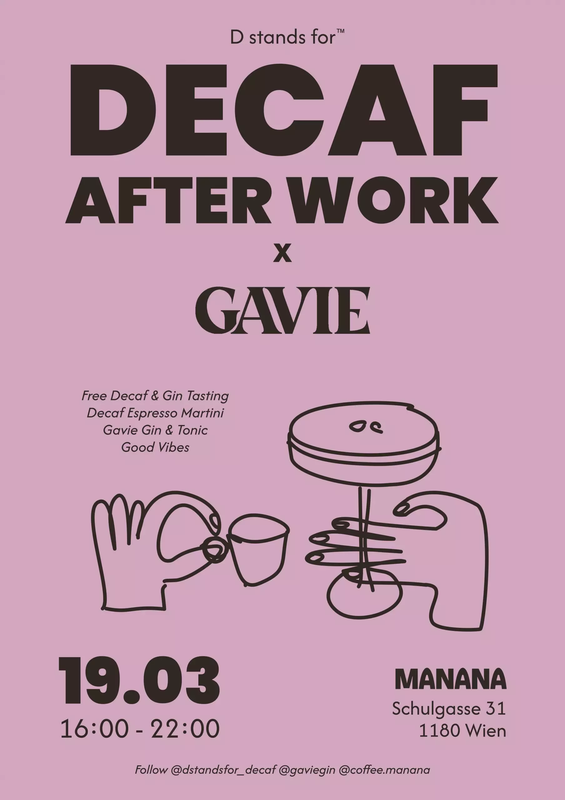 19.03.26 – DECAF AFTER WORK × GAVIE Gin – Afterwork