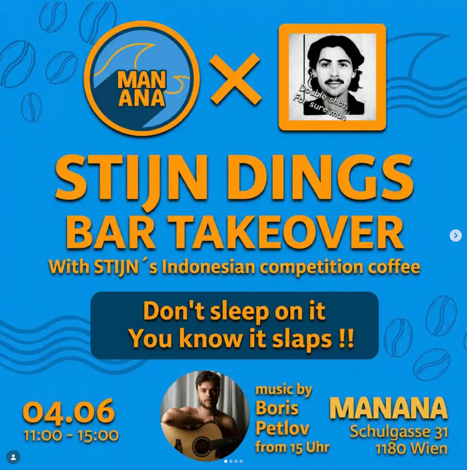 04.06.2026 – Indonesischer Coffee Takeover mit Stijn Dings im MANANA