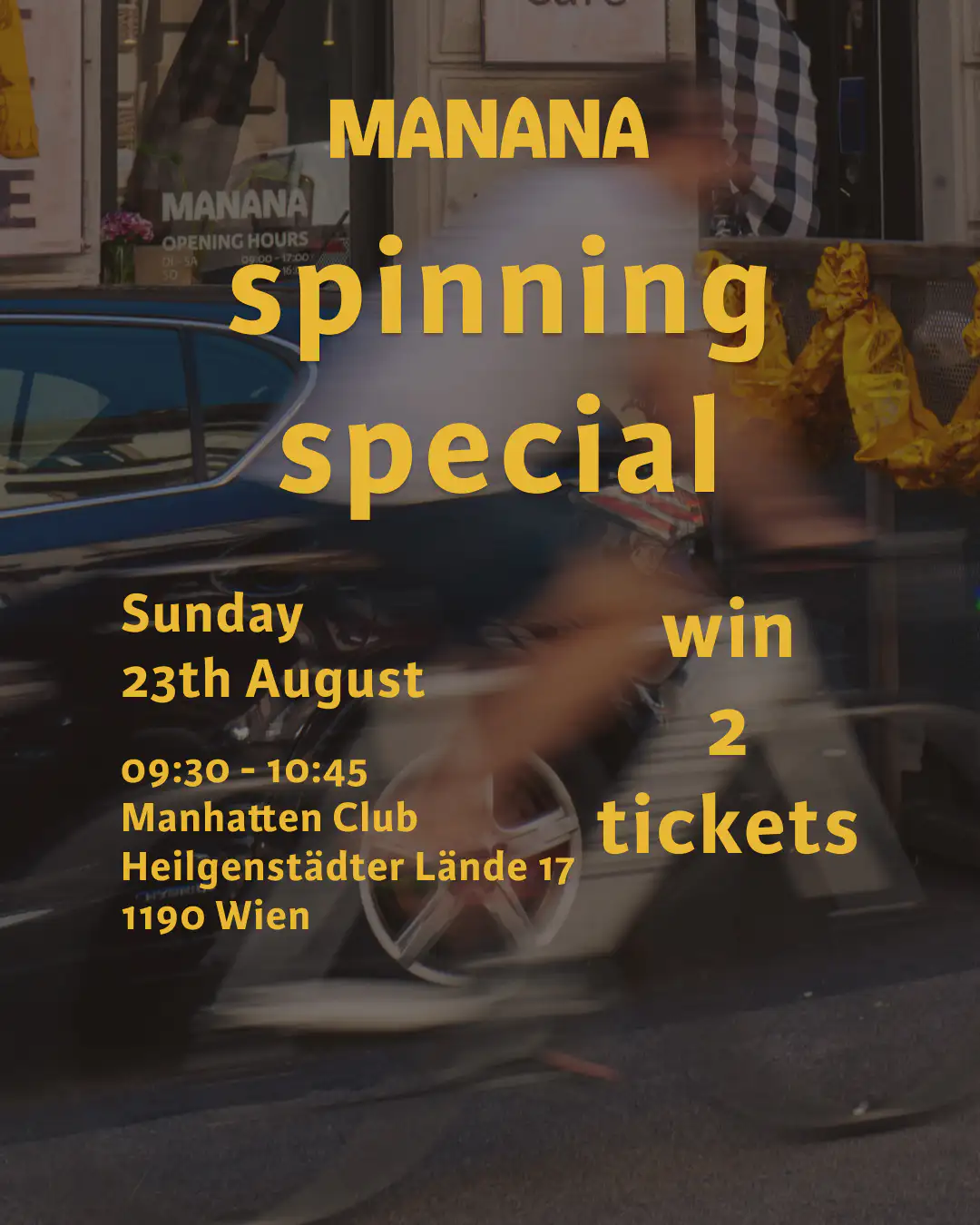23.08.26 – Spinning Special im MANANA cafẽ